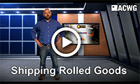 American Carpet Wholesalers Shipping Rolled Goods Video