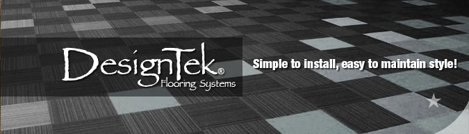 carpet tile modular flooring products by DesignTek on sale