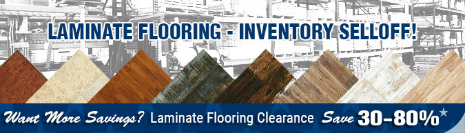 In-stock special laminate flooring inventory sell off - close out-sale clearance items, discontinued items, limited time, limited supply, flooring sale