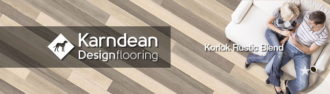 Karndean Korloc Rustic Blend design flooring reclaimed salvage look scandinavian