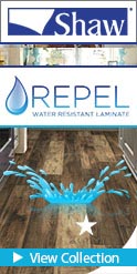 Shaw Repel Water Resistant Laminate flooring collection