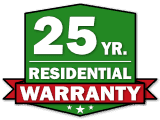 25 Year Residential Warranty