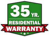 35 Year Residential Warranty
