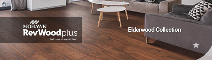 mohawk revwood plus waterproof performance laminate wood flooring Elderwood collection on sale