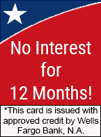12 Month No Interest Financing