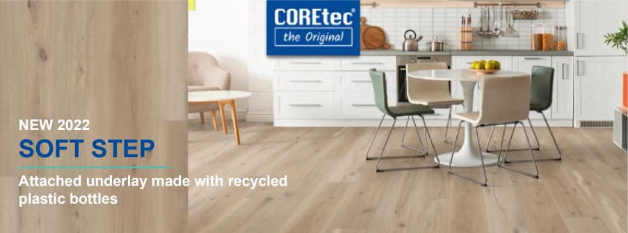 New 2022 COREtec Plus Premium Soft Step luxury vinyl planks on sale