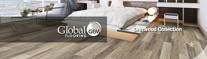 Global gem waterproof luxury vinyl flooring driftwood collection