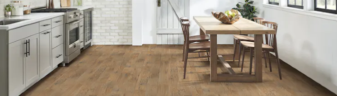 Mannington Restoration Collection Historic Oak laminate floors. Durable, Beautiful and affordable flooring for your space available at American Carpet Wholesalers.