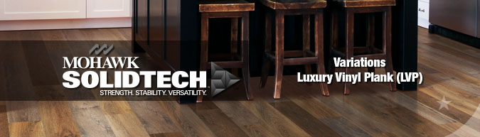 Mohawk Solidtech Variations luxury vinyl waterproof plank flooring at huge discount prices