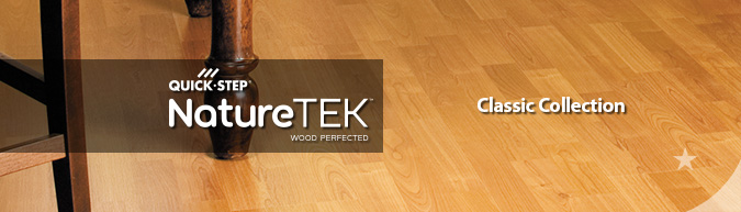 quick-step NatureTEK Classic collection laminate plank flooring collection on sale at American Carpet Wholesale