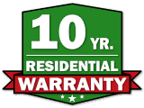 10 Year Residential Warranty