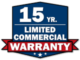 15 Year Limited Commercial Warranty