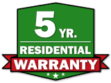 5 Year Residential Warranty