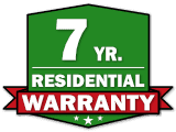7 Year Residential Warranty