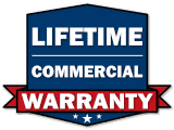 Lifetime Commercial Warranty