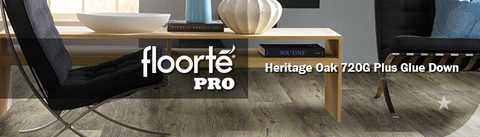 shaw floorte pro waterproof multilayer flooring Heritage Oak 720G Plus Glue Down